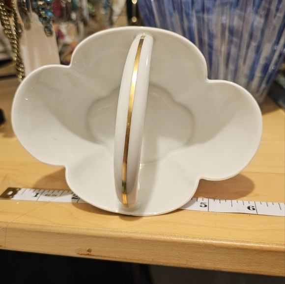 Vintage 1950s Haviland Limoges France Toulon china basket floral pattern - Picture 4 of 5